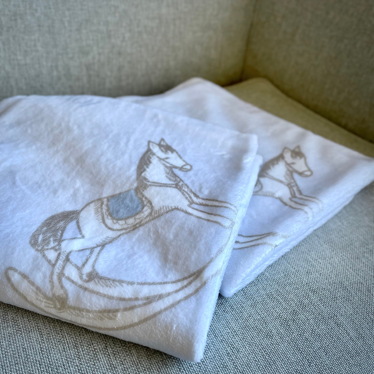 【予約商品】お名前入りブランケット MOKUBA  Blue