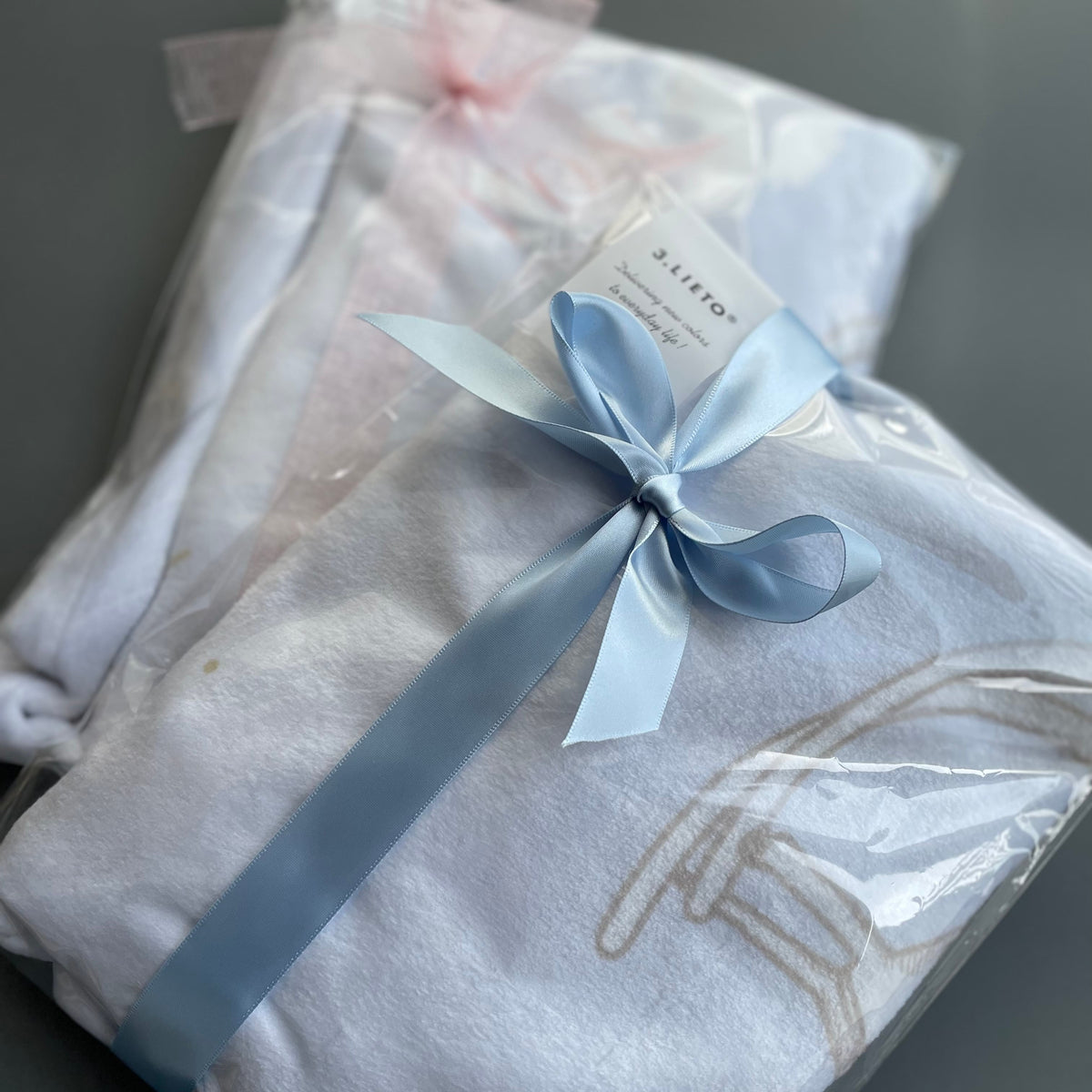 【予約商品】お名前入りブランケット MOKUBA  Blue