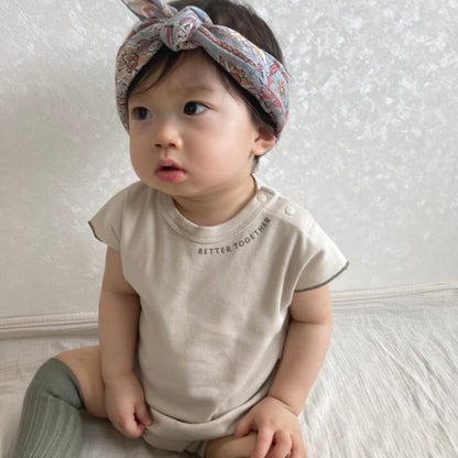 おでかけロンパース【スモークベージュ】